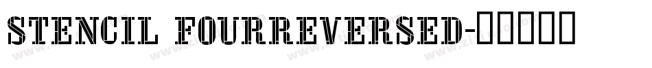 Stencil FourReversed字体转换